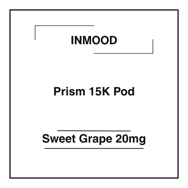 Inmood Prism 15K Pod Sweet Grape 20mg