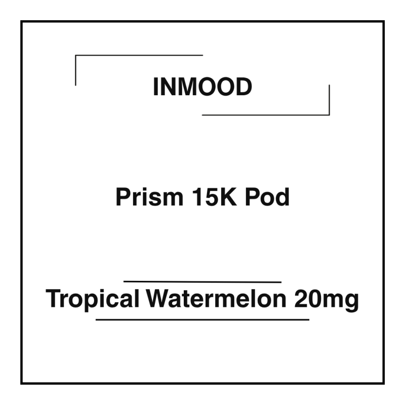 Inmood Prism 15K Pod Tropical Watermelon 20mg