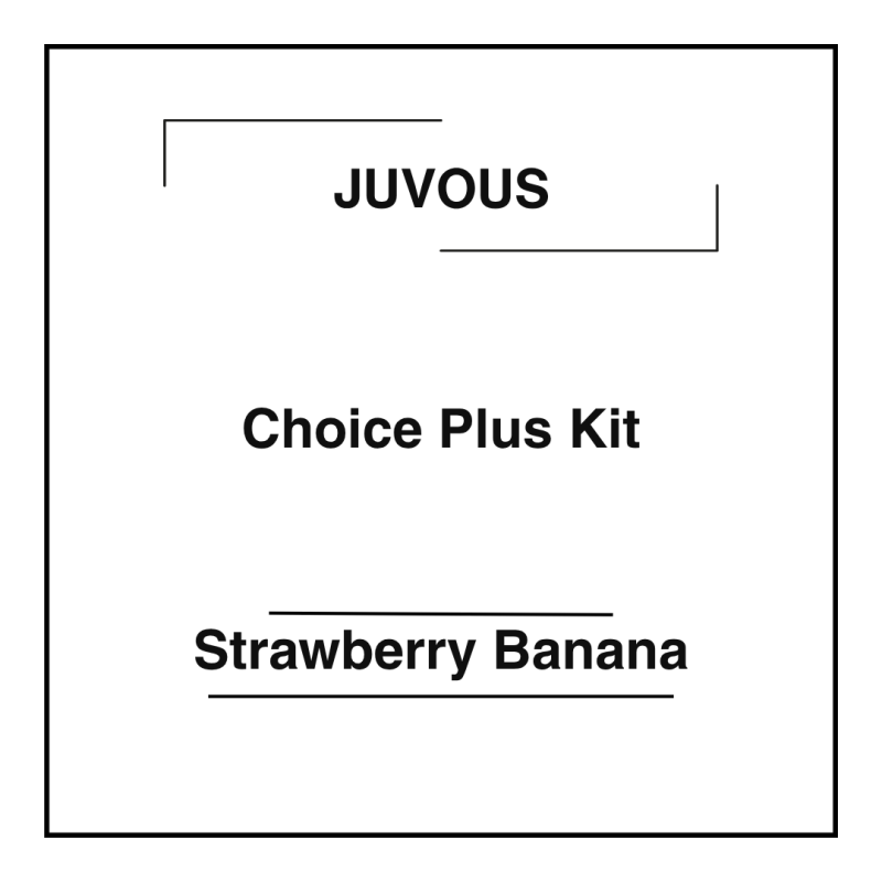 Juvous Choice Plus Kit Strawberry Banana