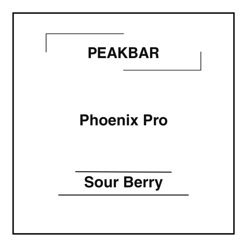 Peakbar Phoenix Pro Sour Berry