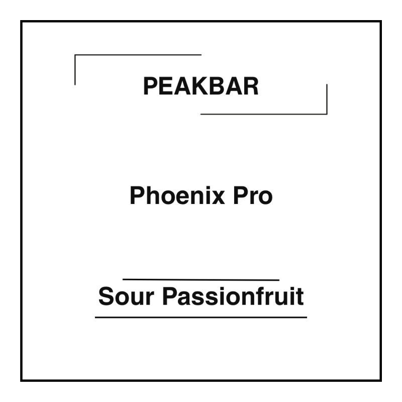 Peakbar Phoenix Pro Sour Passionfruit