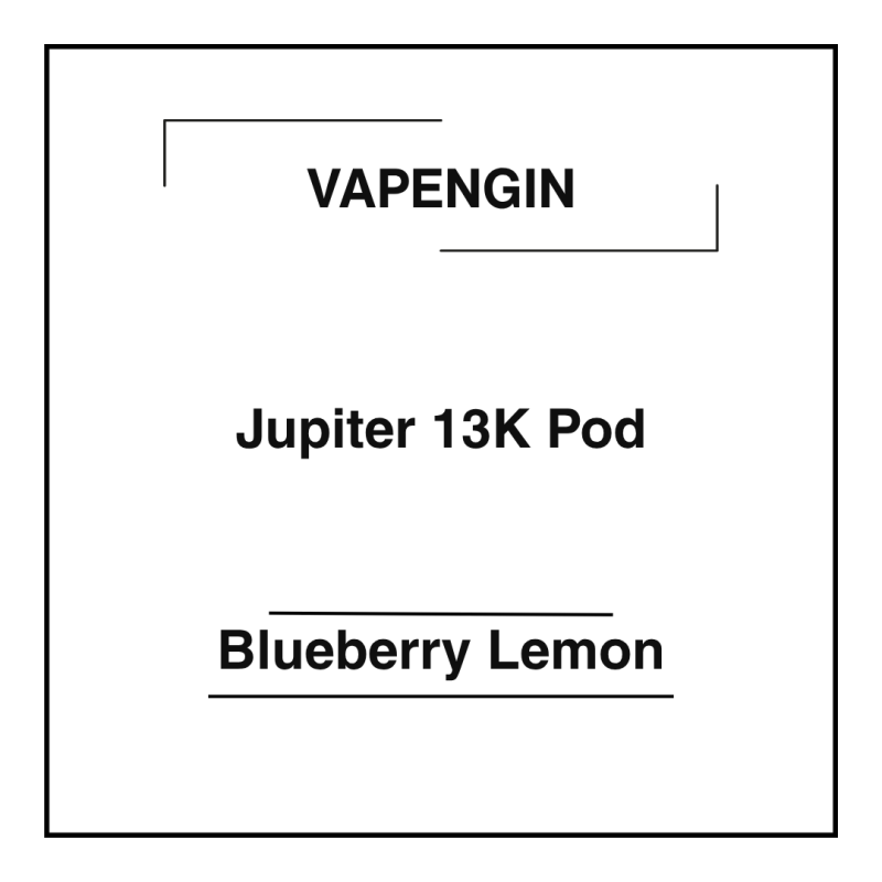 Vapengin Jupiter 13K Pod Blueberry Lemon