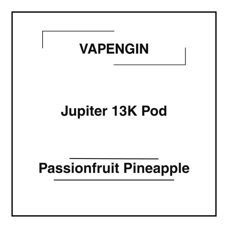 Vapengin Jupiter 13K Pod Passionfruit Pineapple