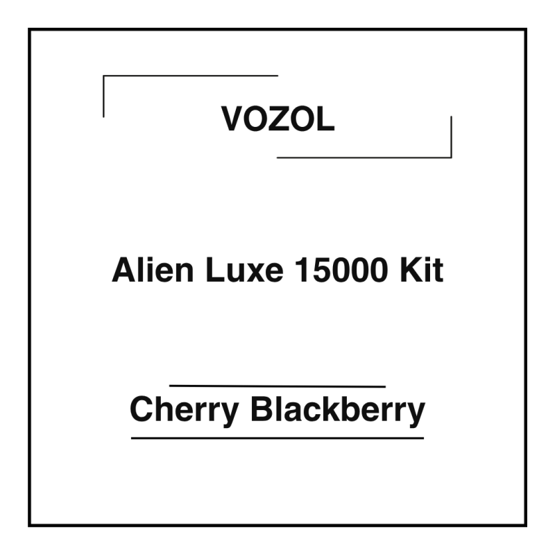 Vozol Alien Luxe 15000 Kit Cherry Blackberry