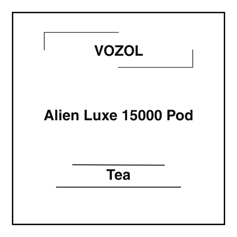 Vozol Alien Luxe 15000 Pod Tea