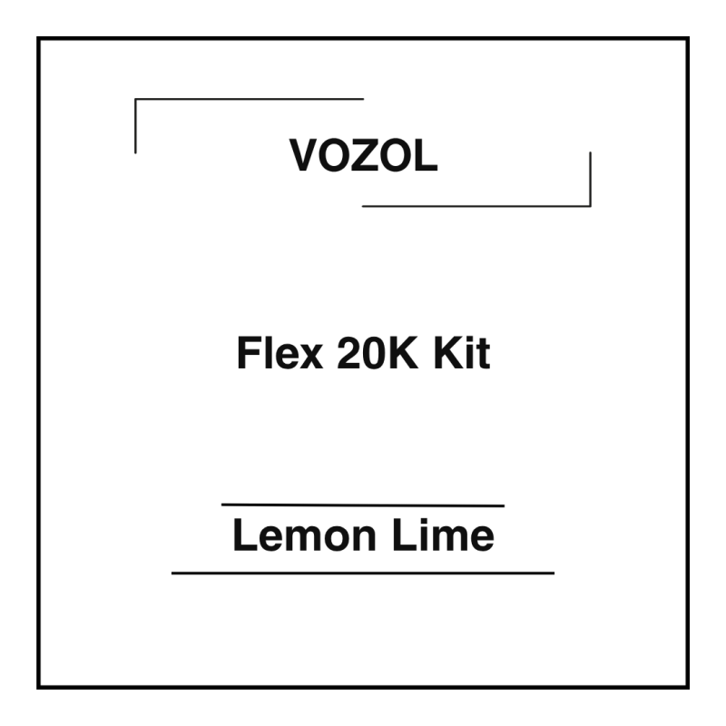 Vozol Flex 20K Kit Lemon Lime