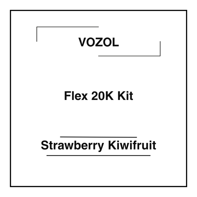 Vozol Flex 20K Kit Strawberry Kiwifruit