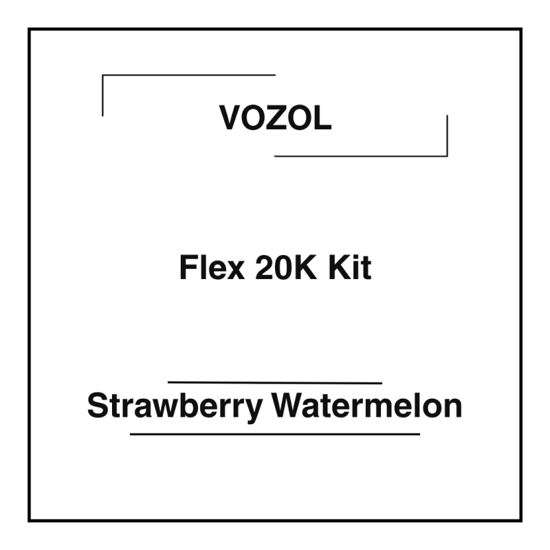 Vozol Flex 20K Kit Strawberry Watermelon
