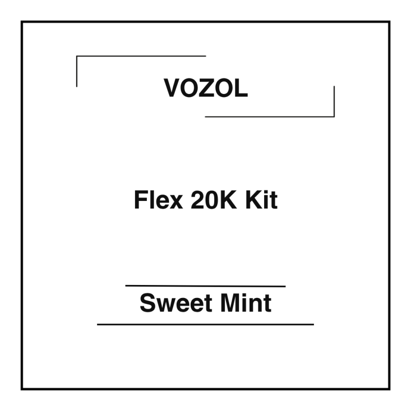 Vozol Flex 20K Kit Sweet Mint