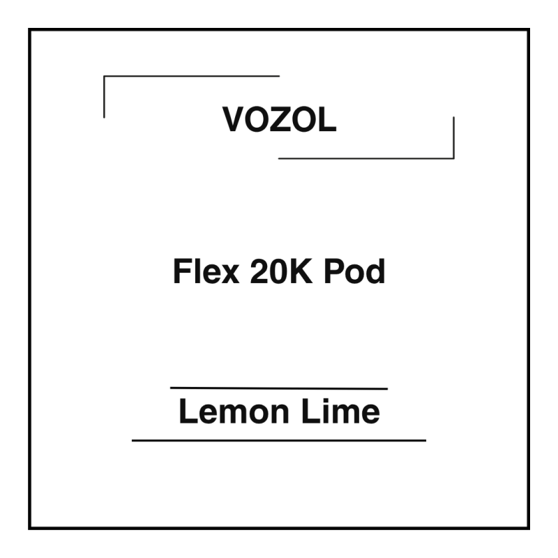 Vozol Flex 20K Pod Lemon Lime