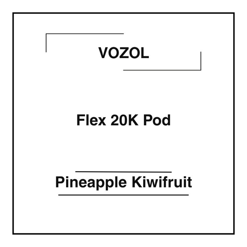 Vozol Flex 20K Pod Pineapple Kiwifruit