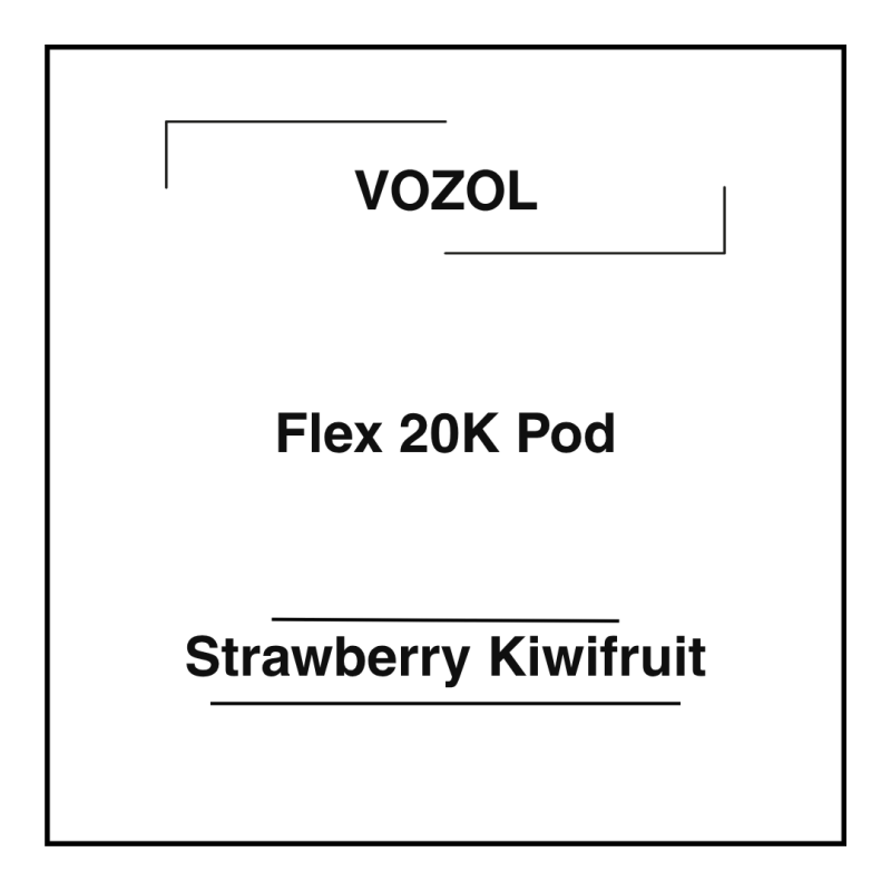 Vozol Flex 20K Pod Strawberry Kiwifruit