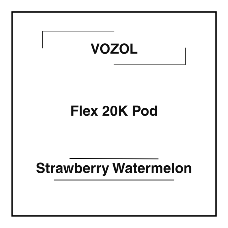 Vozol Flex 20K Pod Strawberry Watermelon