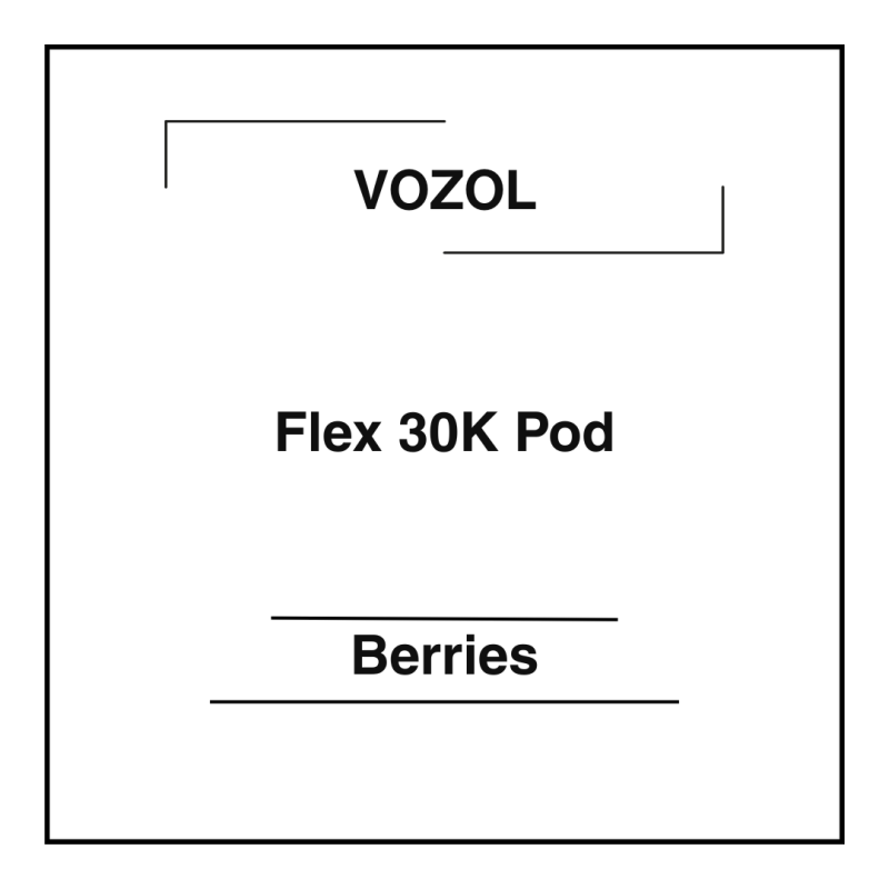 Vozol Flex 30K Pod Berries