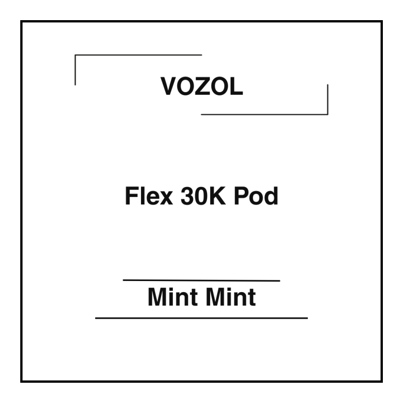 Vozol Flex 30K Pod Mint Mint