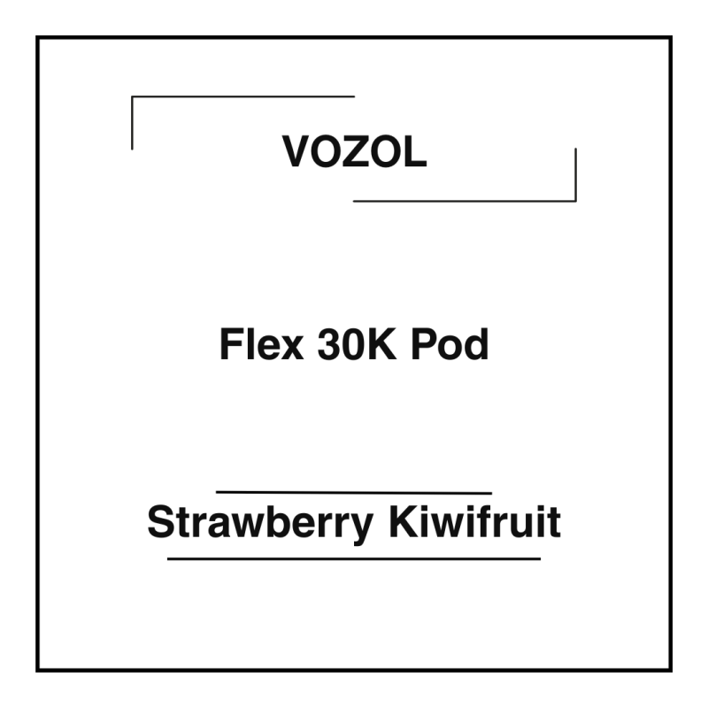 Vozol Flex 30K Pod Strawberry Kiwifruit