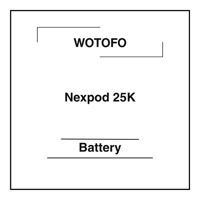 Wotofo Nexpod 25K Battery