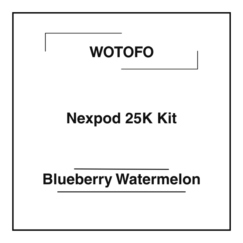 Wotofo Nexpod 25K Kit Blueberry Watermelon