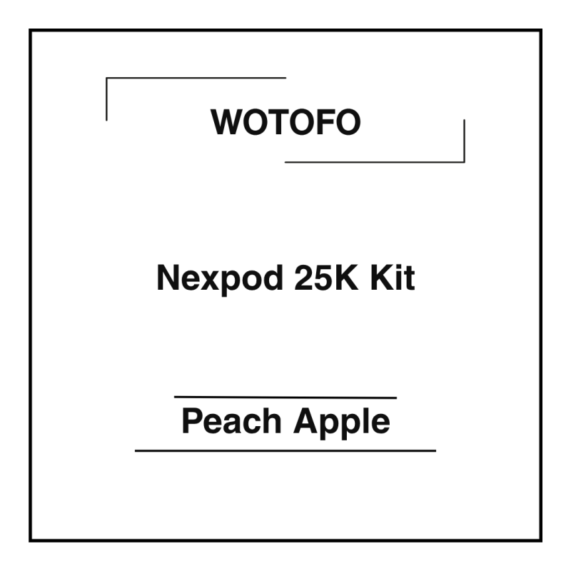 Wotofo Nexpod 25K Kit Peach Apple