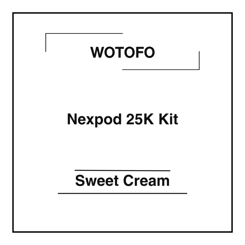 Wotofo Nexpod 25K Kit Sweet Cream