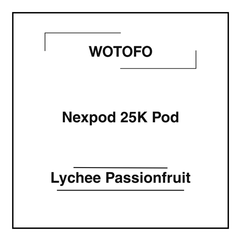 Wotofo Nexpod 25K Pod Lychee Passionfruit