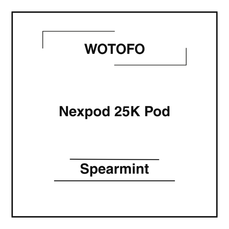 Wotofo Nexpod 25K Pod Spearmint