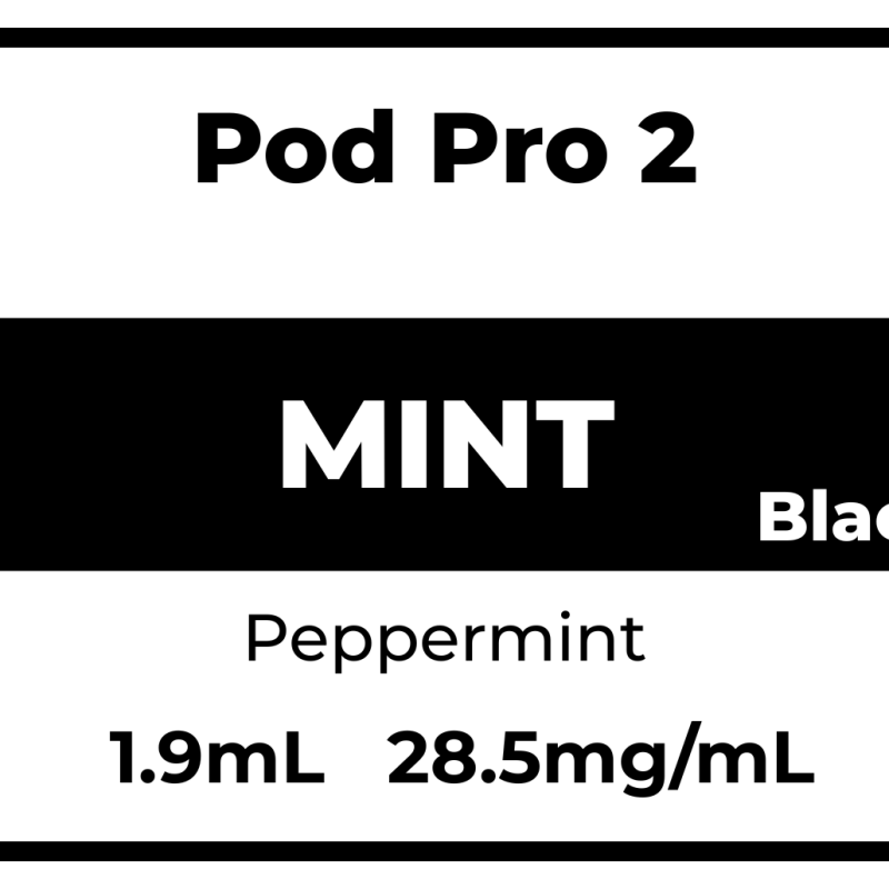 Pod Pro 2 Mint(Black) 28.5mg/mL