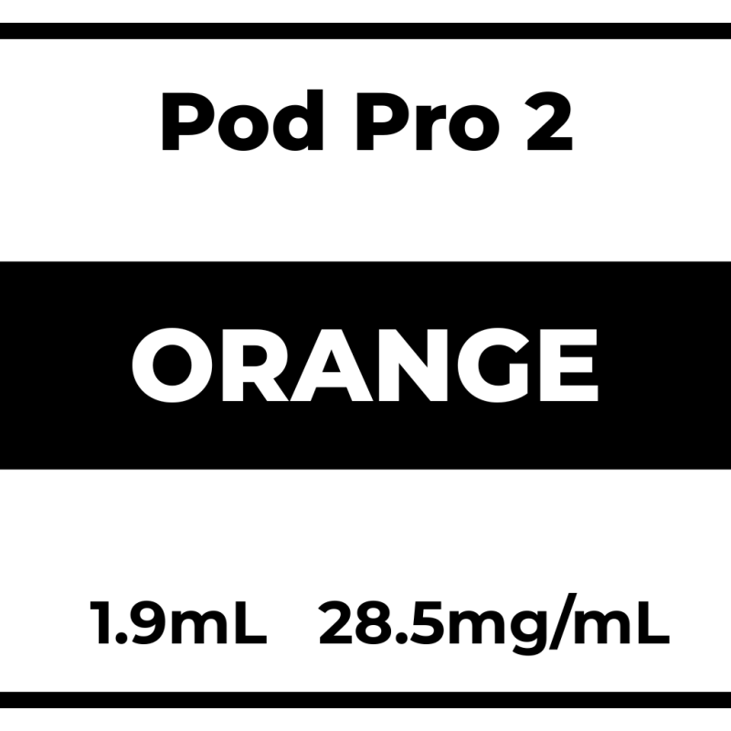 Pod Pro 2 Orange 28.5mg/mL