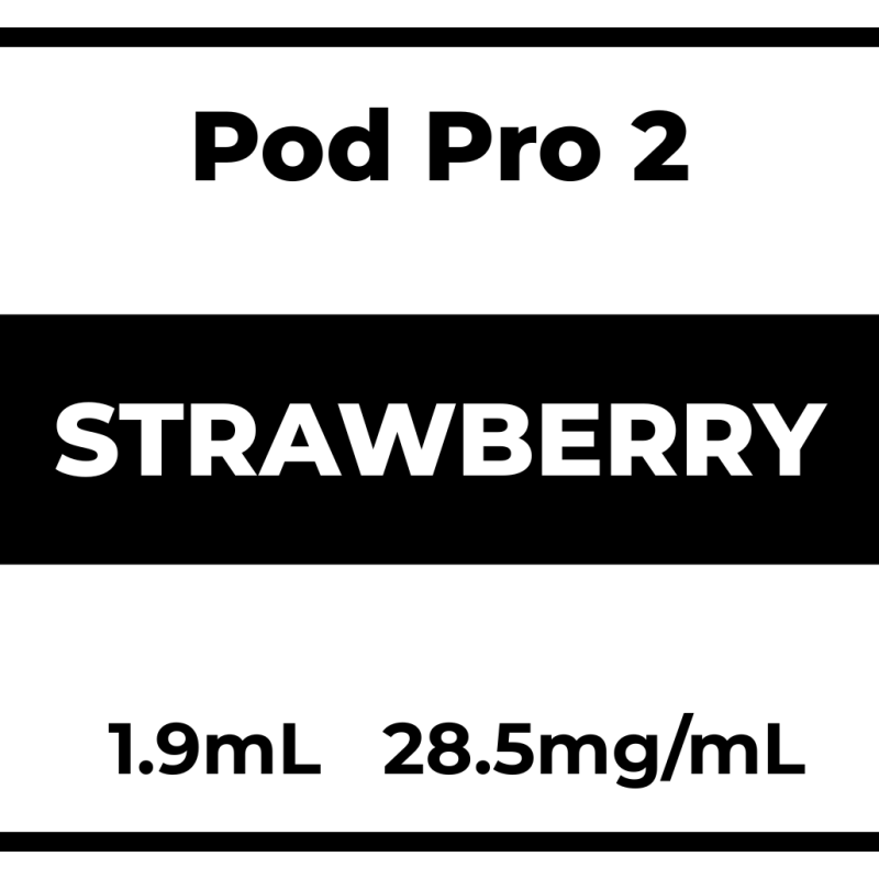Pod Pro 2 Strawberry 28.5mg/mL