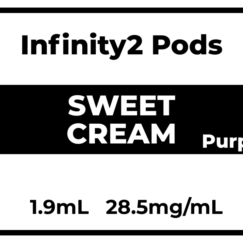 Pod Pro 2 Sweet Cream (Purple) 28.5mg/mL