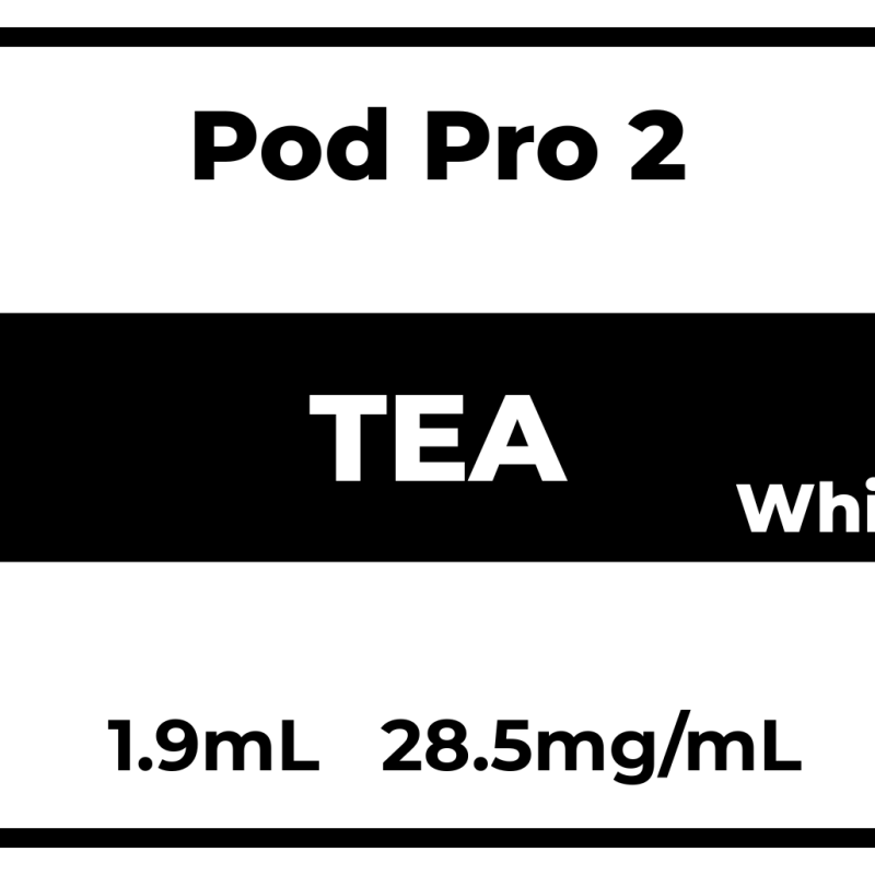 Pod Pro 2 Tea(White) 28.5mg/mL