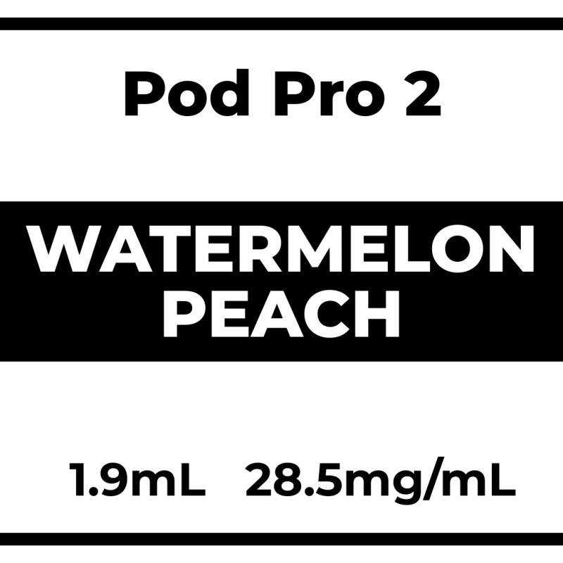 Pod Pro 2 Watermelon Peach 28.5mg/mL