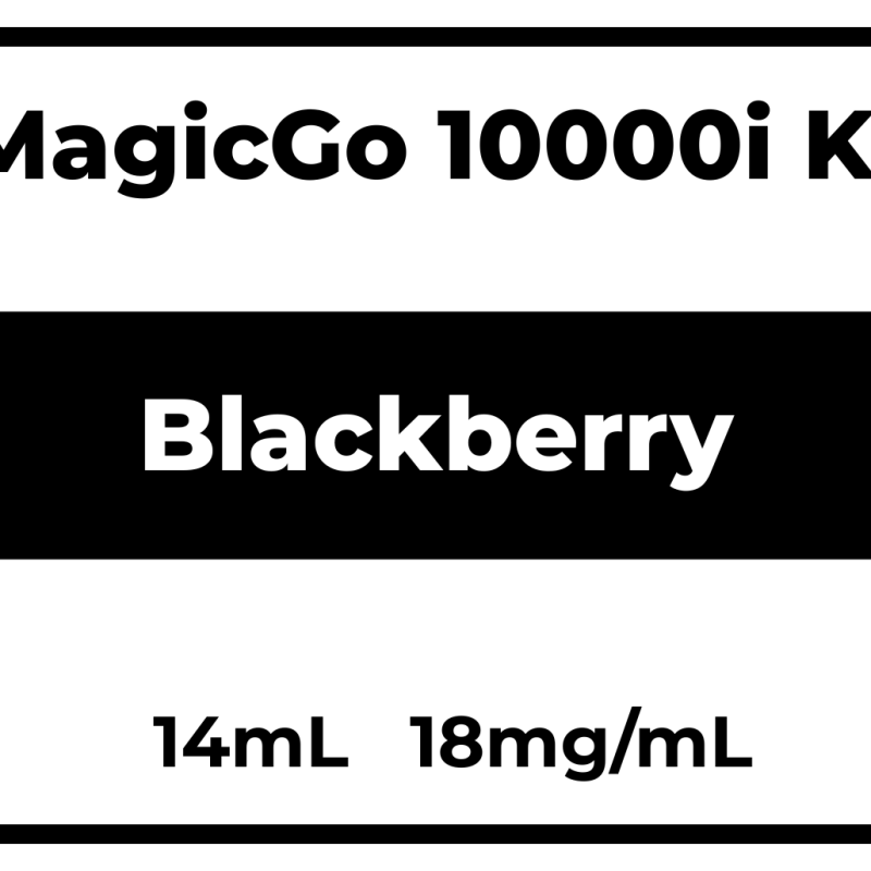 MagicGo 10000i Kit Blackberry 18mg/mL