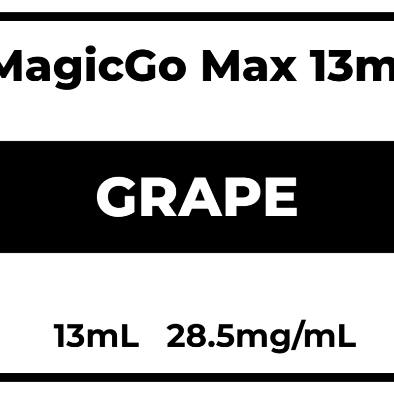 MagicGo MAX 13mL Grape 28.5mg/mL