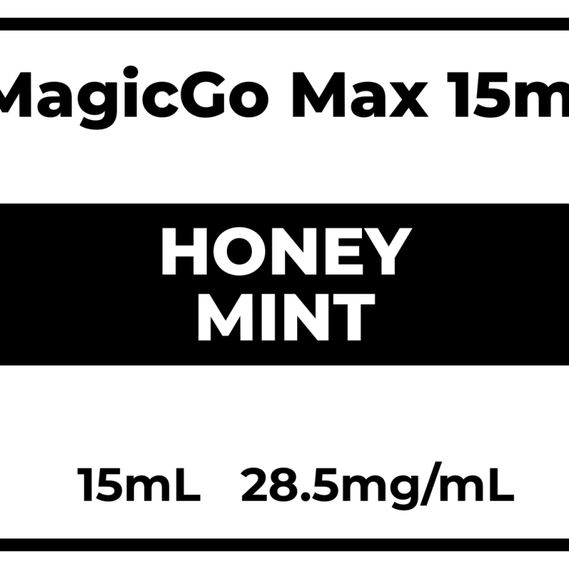 MagicGo Max 15mL Honey Mint 28.5mg/mL