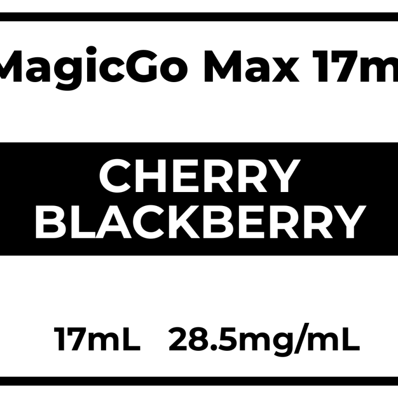 MagicGo Max 17mL Cherry Blackberry 28.5mg/mL