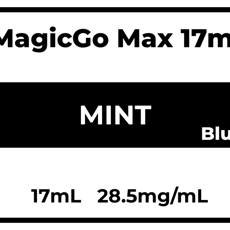 MagicGo Max 17mL Mint (Blue) 28.5mg/mL