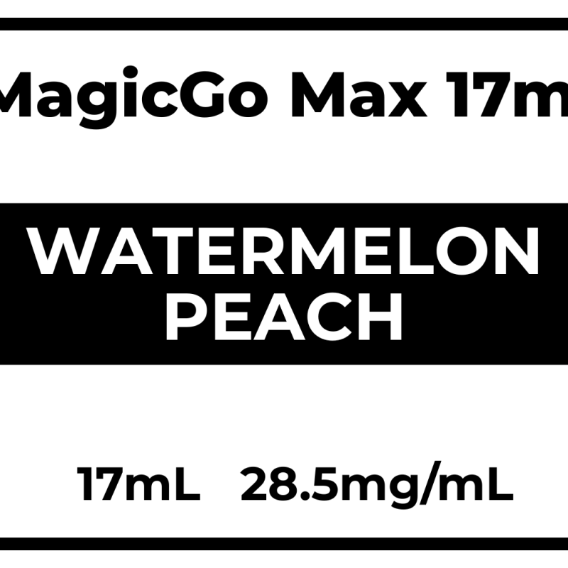 MagicGo Max 17mL Watermelon Peach 28.5mg/mL