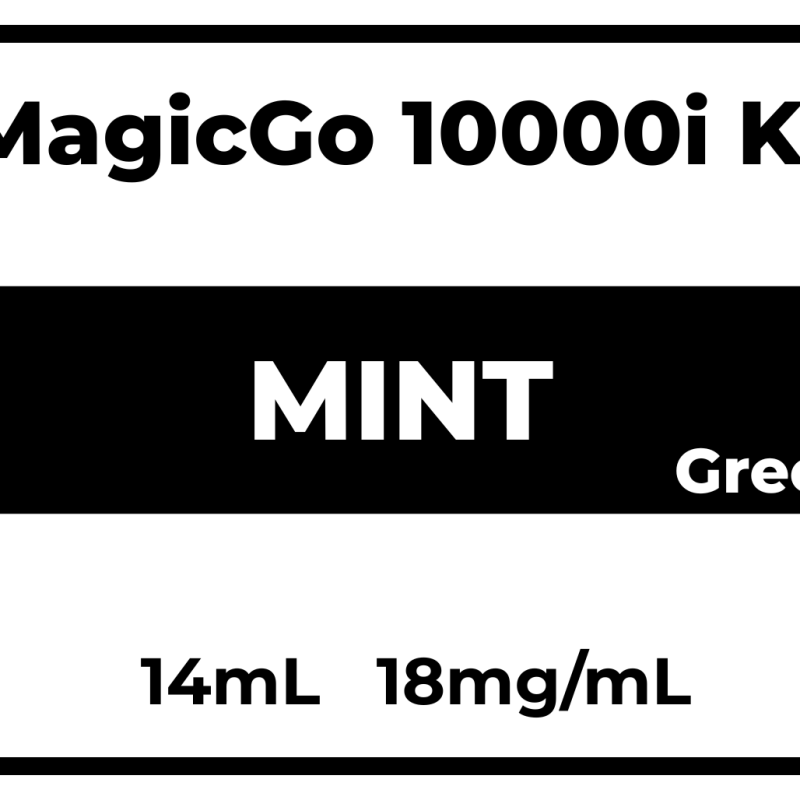 MagicGo 10000i Kit Mint(Green) 18mg/mL