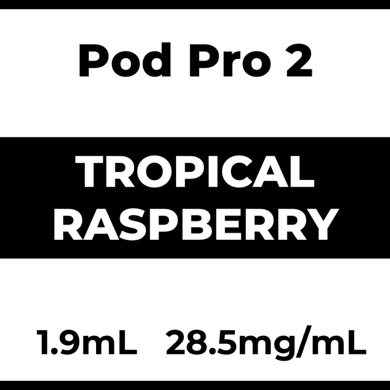 Pod Pro 2 Tropical Raspberry 28.5mg/mL (NEW)