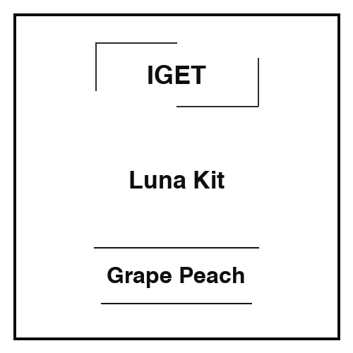 IGET LUNA KP13000 KIT-Grape Peach