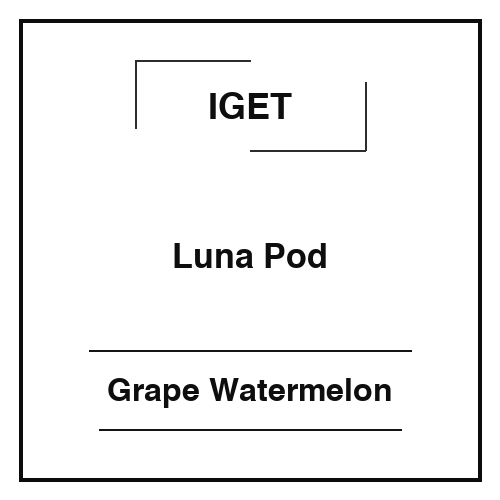 IGET LUNA KP13000 POD-Grape Watermelon