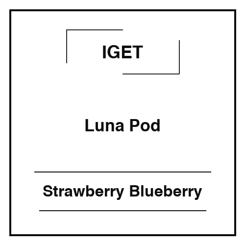IGET LUNA KP13000 POD-Strawberry Blueberry