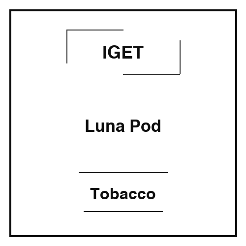 IGET LUNA KP13000 POD-Tobacco