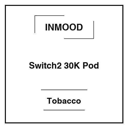Inmood Switch 2 30K Pod Tobacco