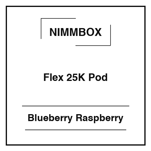 Nimmbox Flex 25K Pod Blueberry Raspberry