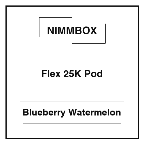 Nimmbox Flex 25K Pod Blueberry Watermelon