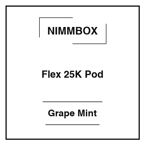 Nimmbox Flex 25K Pod Grape Mint