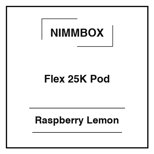 Nimmbox Flex 25K Pod Raspberry Lemon