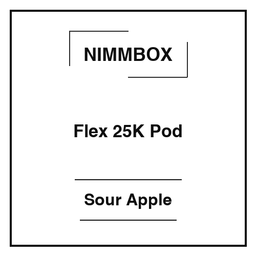 Nimmbox Flex 25K Pod Sour Apple